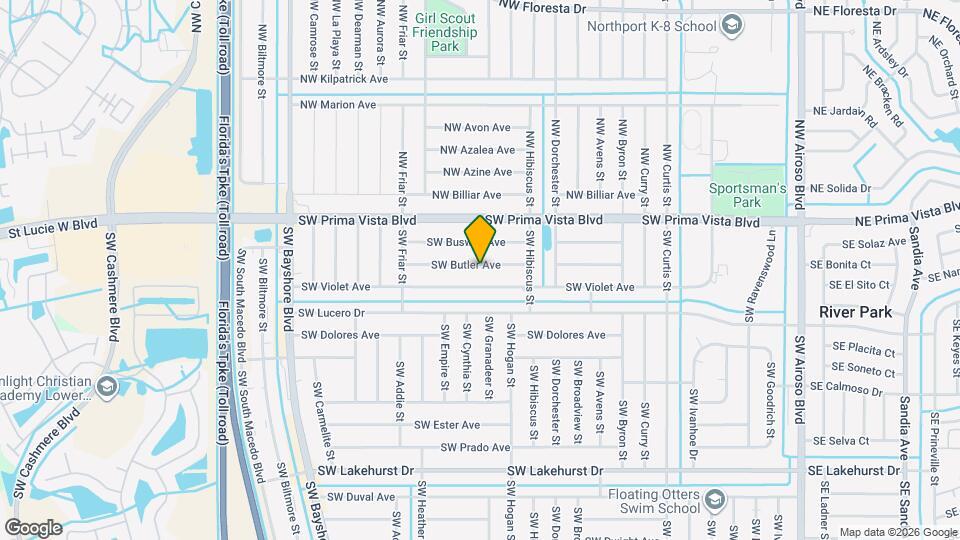 530 SW Butler Ave Map and Location Details