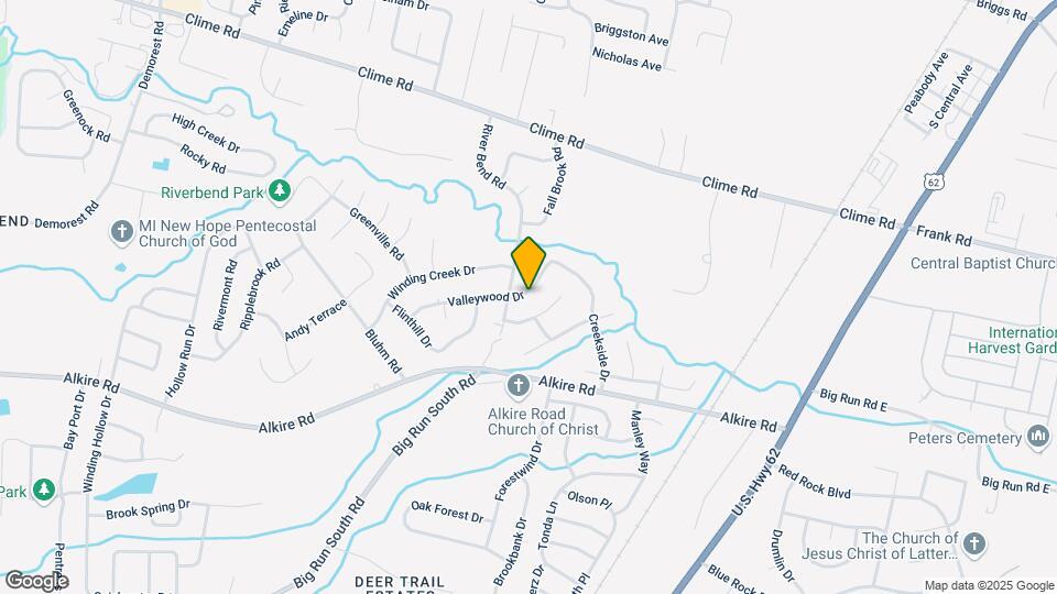 3103 Valleywood Dr Map and Location Details