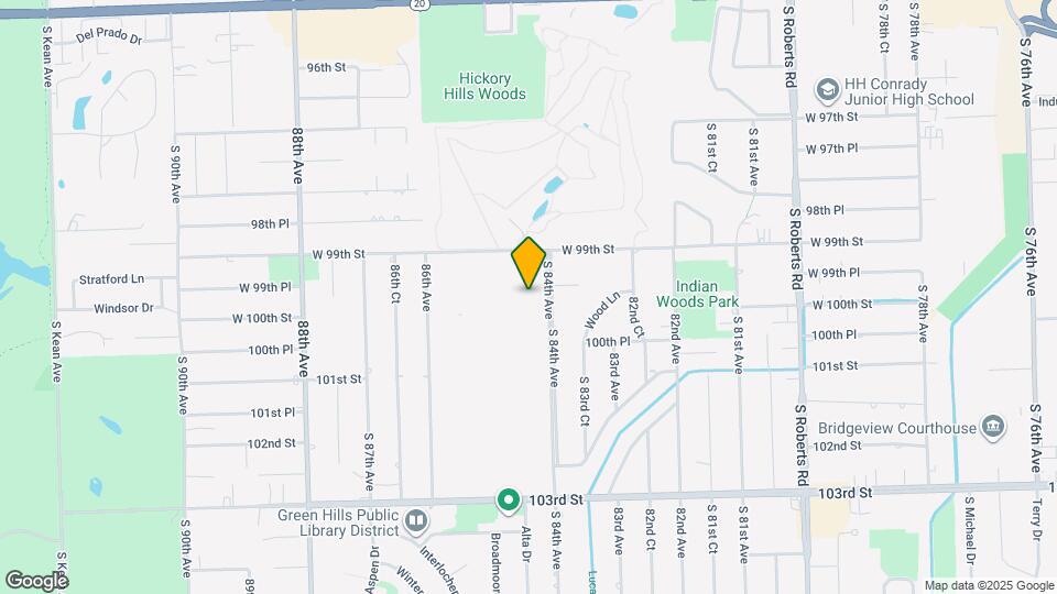 9970 S 84th Terrace Mapa y Detalles de la Ubicación