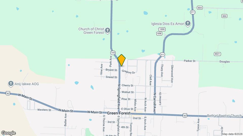 102 Gregory Dr Mapa y Detalles de la Ubicación