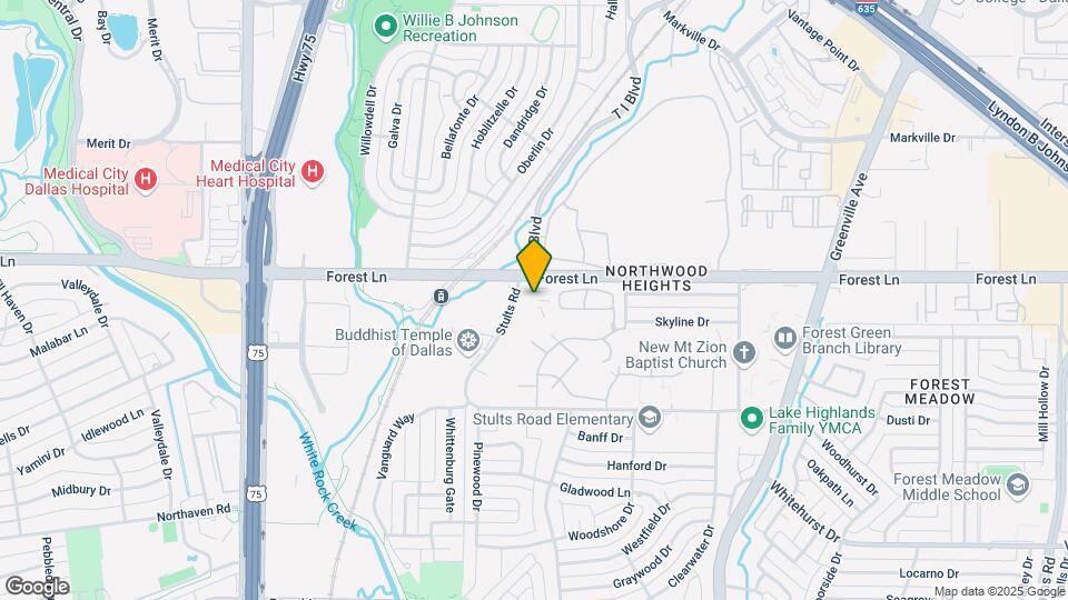 8404 Forest Ln Map and Location Details