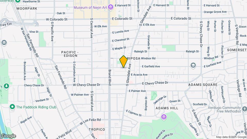 222 E Garfield St Map and Location Details