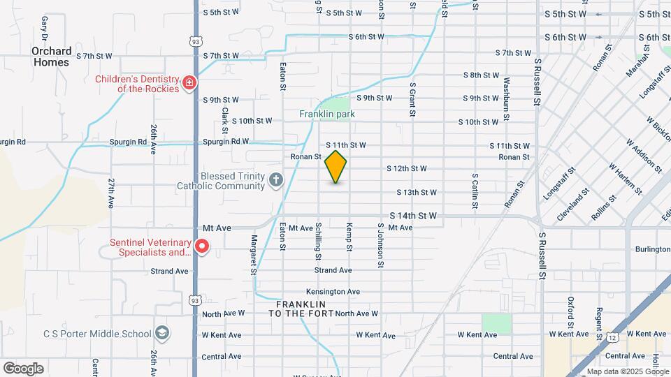 2134 S 13th St W Mapa y Detalles de la Ubicación