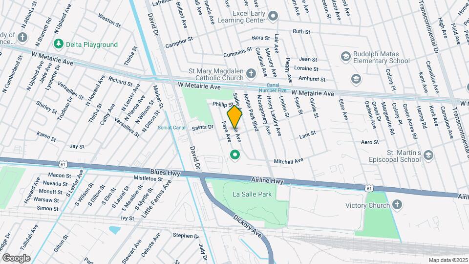 604 Melanie Ave Mapa y Detalles de la Ubicación