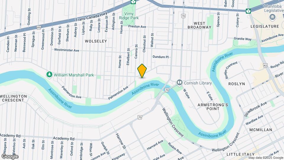 812 Wolseley Av Map and Location Details