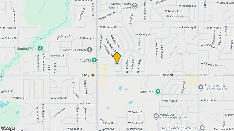 1753 S Spruce Ave Map and Location Details