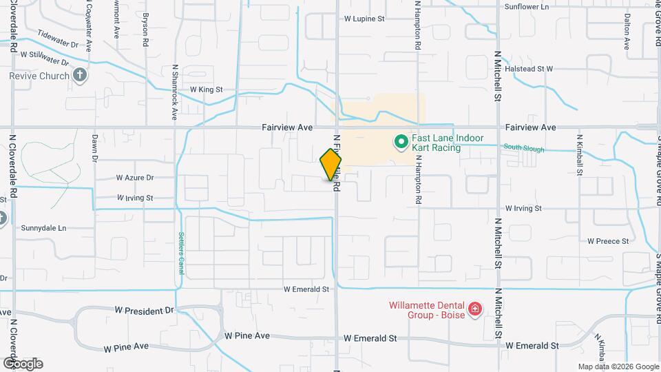 1321-1323 N Five Mile Rd Map and Location Details