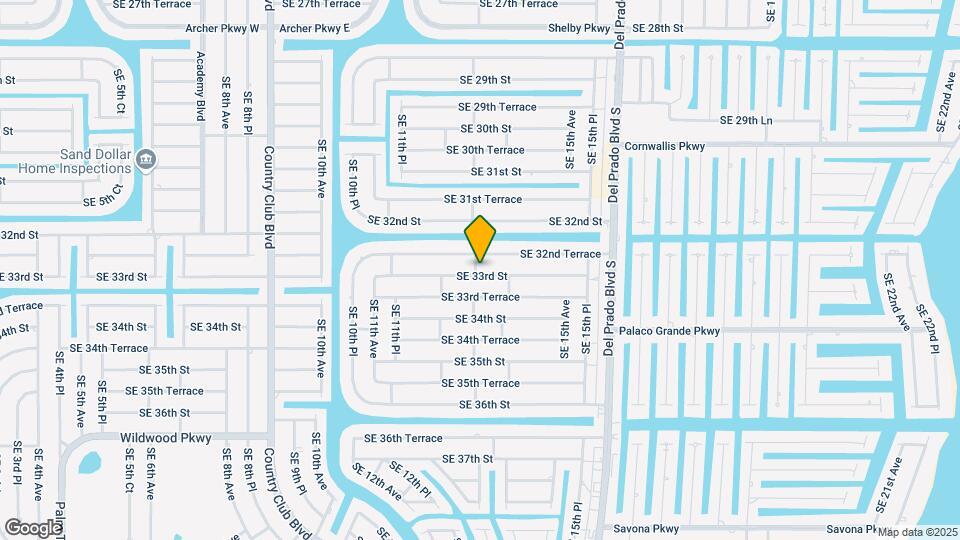 1303 SE 33rd St Map and Location Details