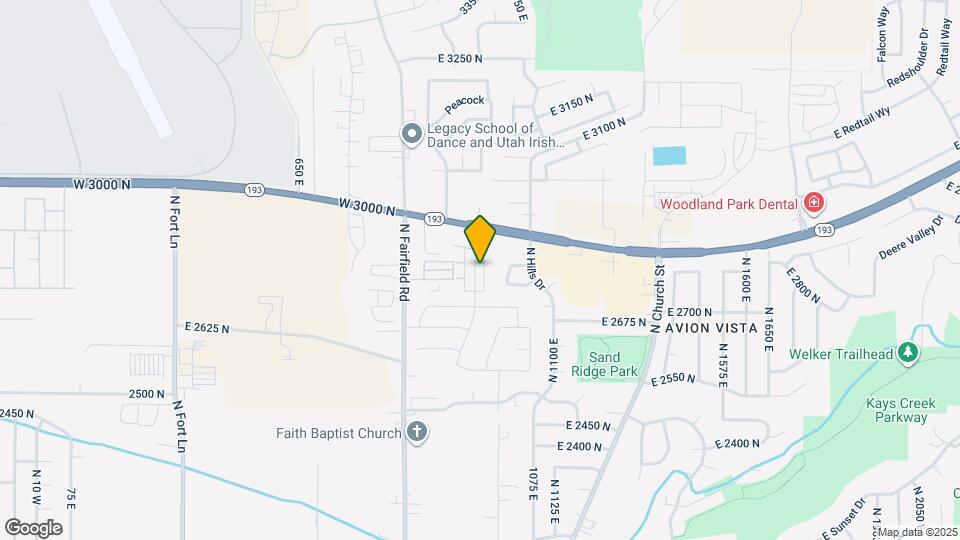 2786 N Airmen Ave Map and Location Details
