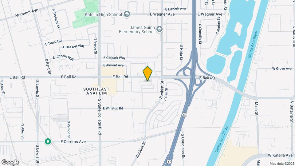 1215 S Athena Way Map and Location Details