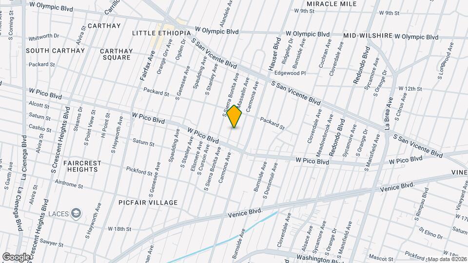 1352 Masselin Ave, Unit 1352 Map and Location Details