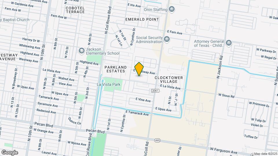 301 E La Vista Ave Map and Location Details