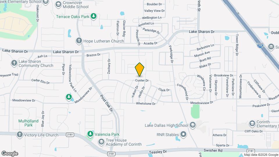 2807 Custer Dr Mapa y Detalles de la Ubicación