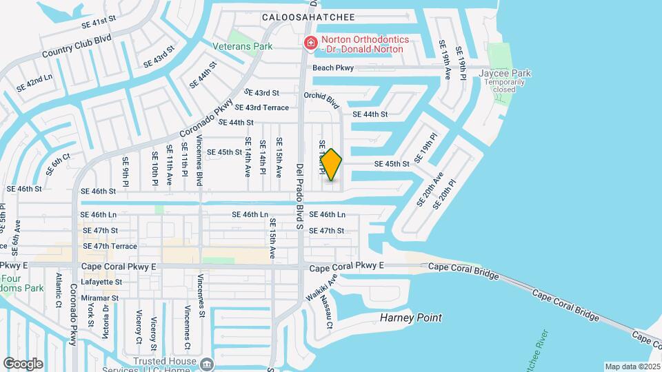 1625 SE 46th St Map and Location Details