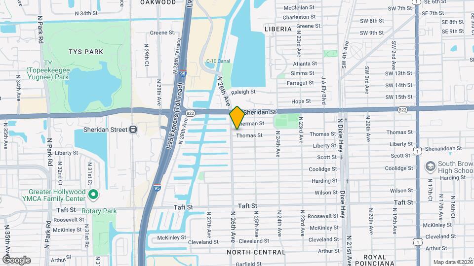 2539 Thomas St Map and Location Details