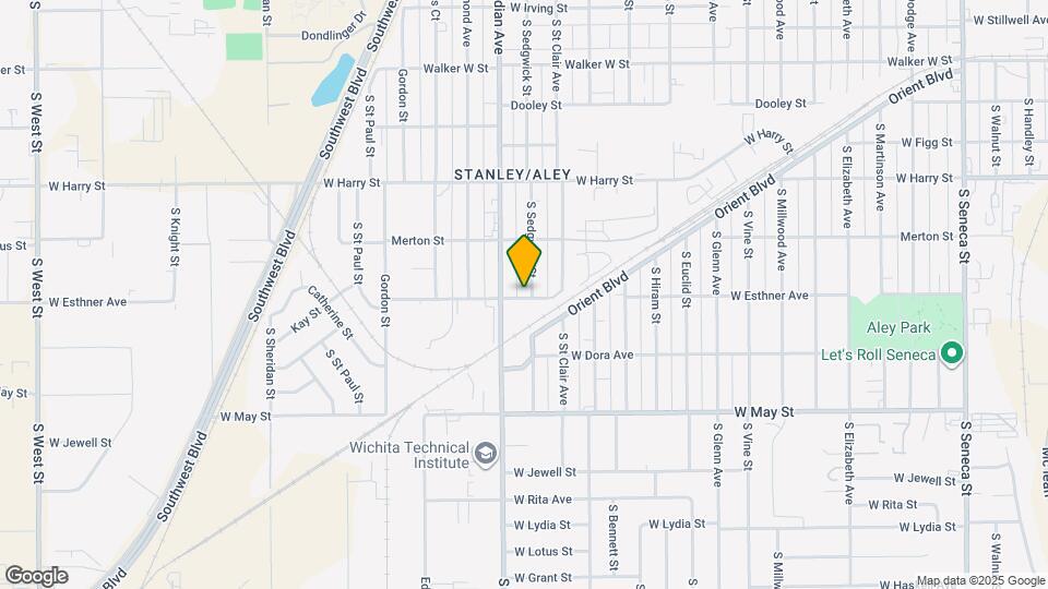 1755 S Sedgwick St Map and Location Details