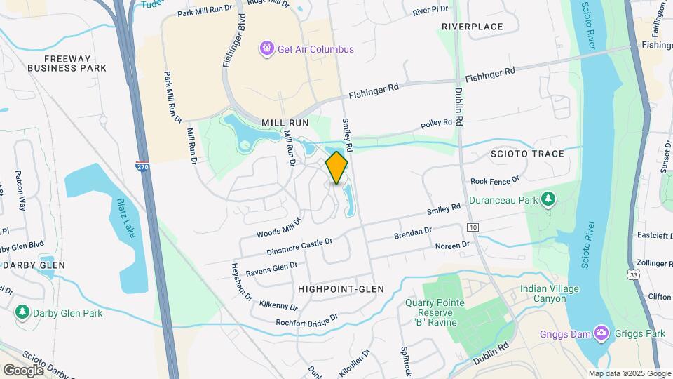 3388 Fishinger Mill Dr, Unit 3388 Map and Location Details