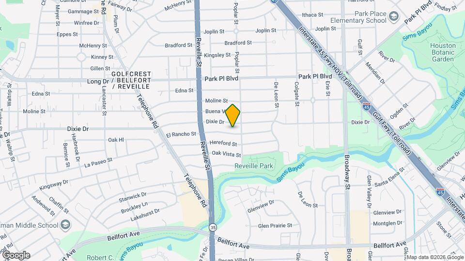 7655 El Rancho St Map and Location Details