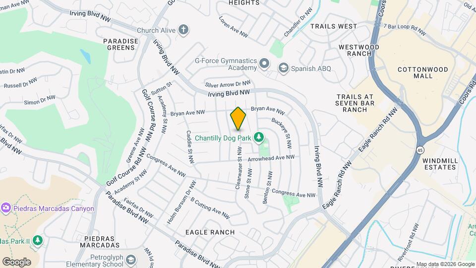 9937 Clearwater St NW Mapa y Detalles de la Ubicación