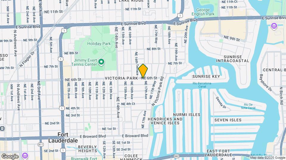 1638 NE 6th St Map and Location Details