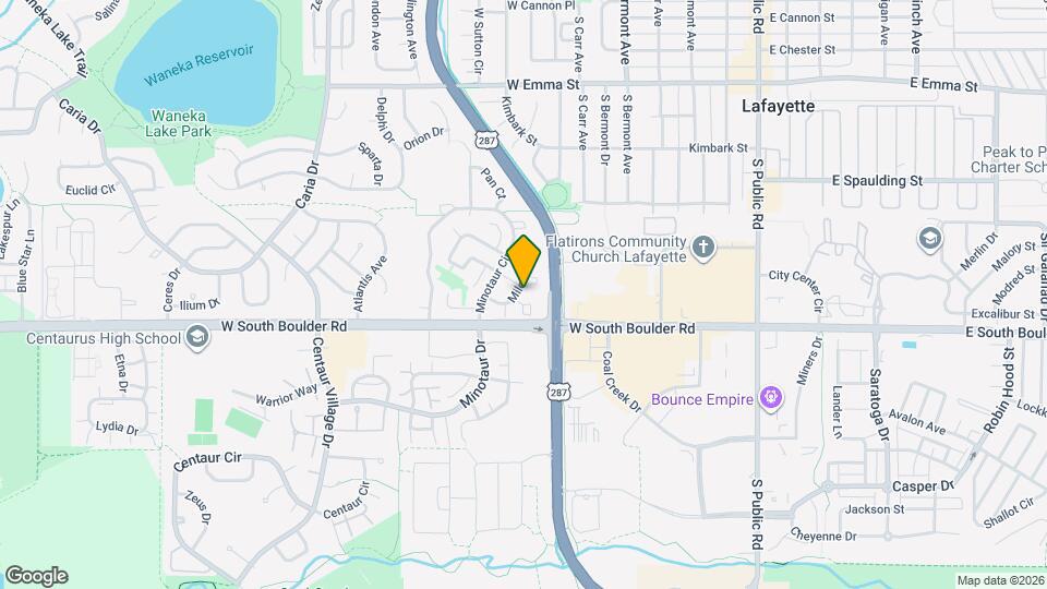 1150 Milo Cir, Unit A Mapa y Detalles de la Ubicación