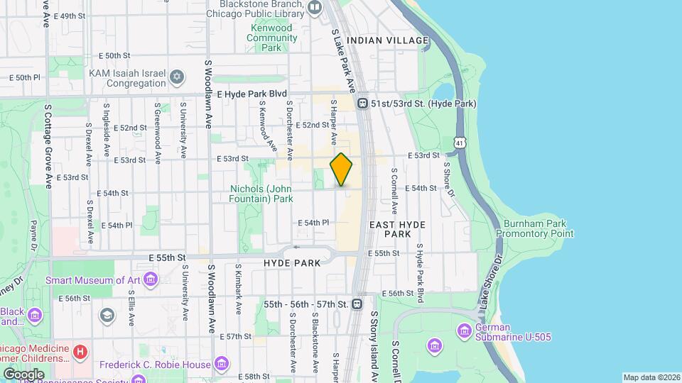 1511 E 54th St Map and Location Details