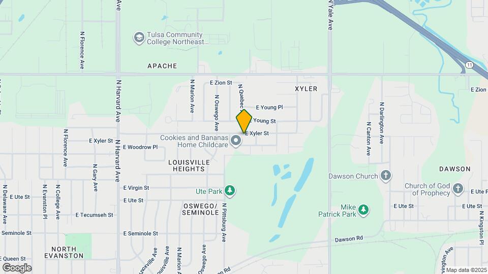 4128 E Xyler St Map and Location Details