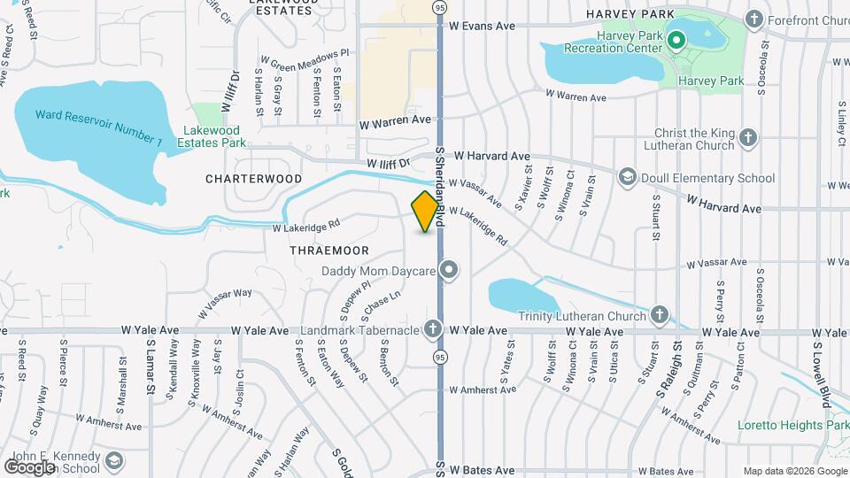 2515 S Sheridan Blvd Map and Location Details