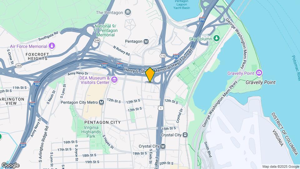 400 Army Navy Dr Map and Location Details