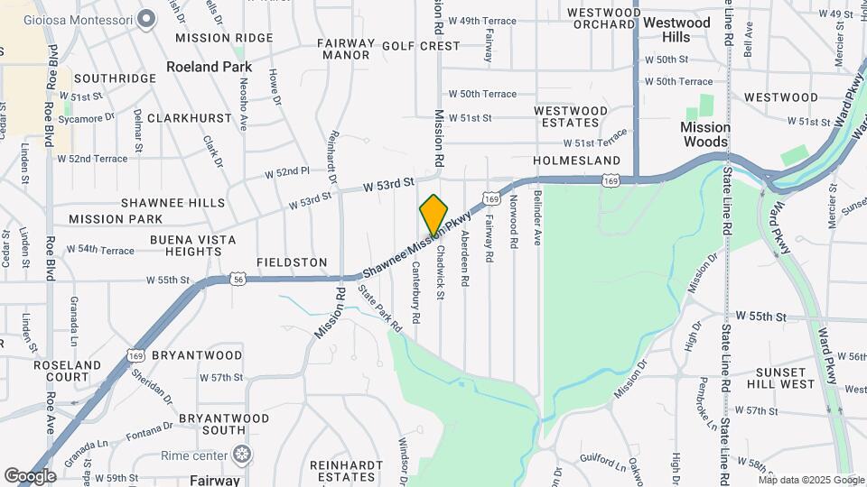 5404 Chadwick St Map and Location Details