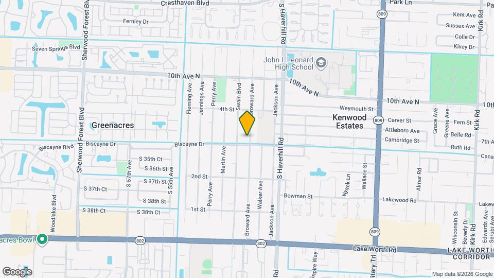 409 Broward Ave Mapa y Detalles de la Ubicación