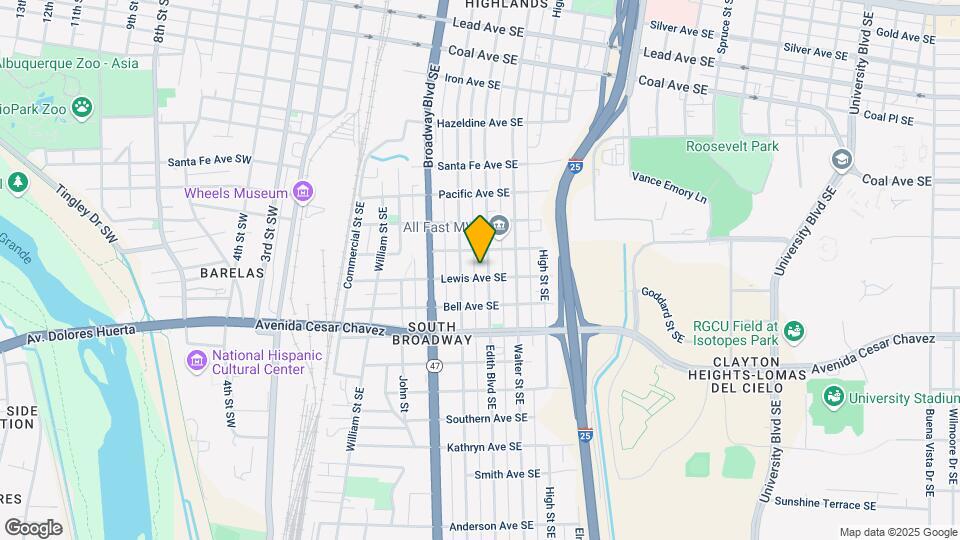 1119 Edith Blvd SE Map and Location Details