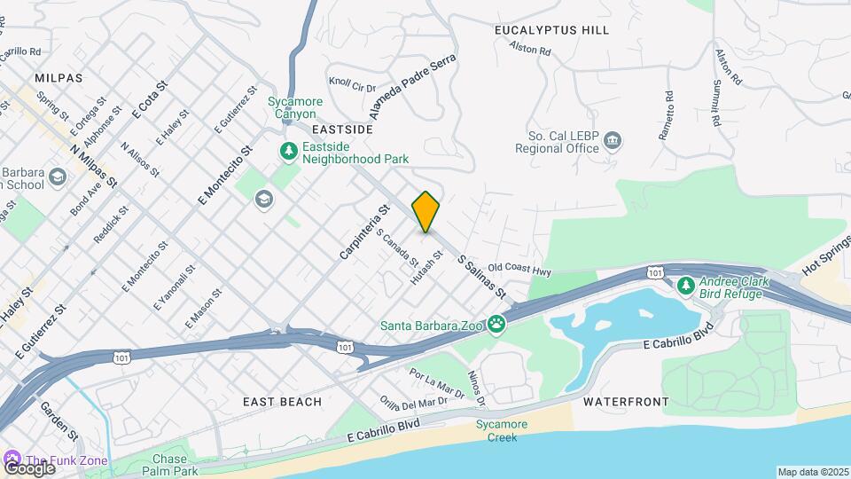218 S Salinas St Map and Location Details