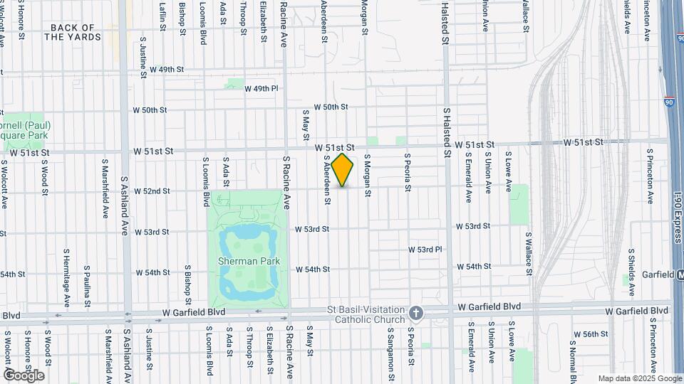 5200 S Carpenter St Map and Location Details