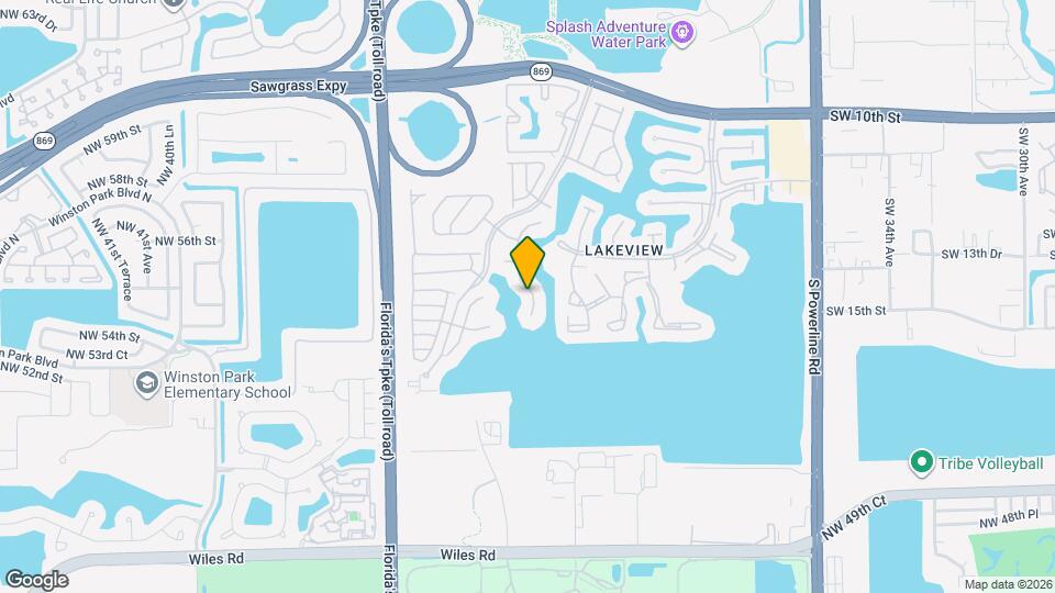 1343 SW 44th Terrace Map and Location Details