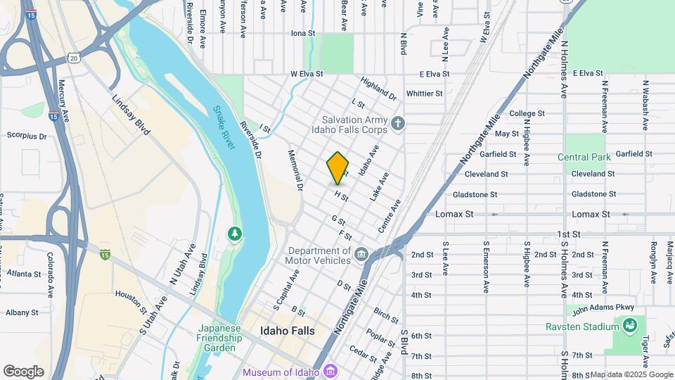 458 H St Mapa y Detalles de la Ubicación