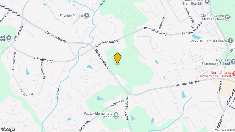 3671 Hamilton Mill Rd Mapa y Detalles de la Ubicación