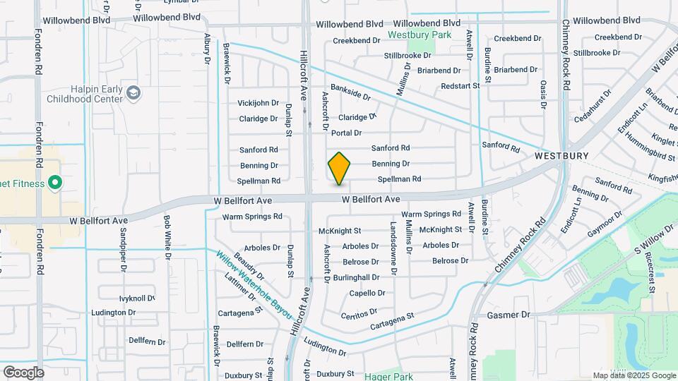 5810 W Bellfort Ave, Unit Efficiency Map and Location Details