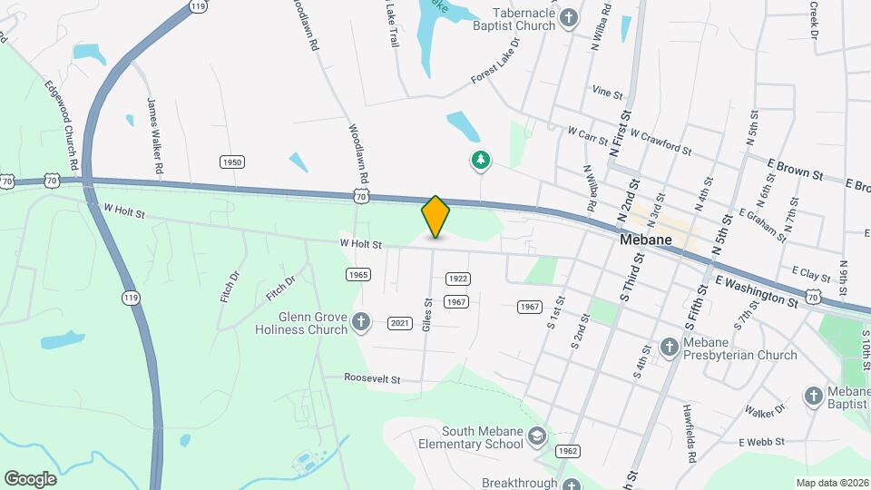 614 W Holt St Map and Location Details