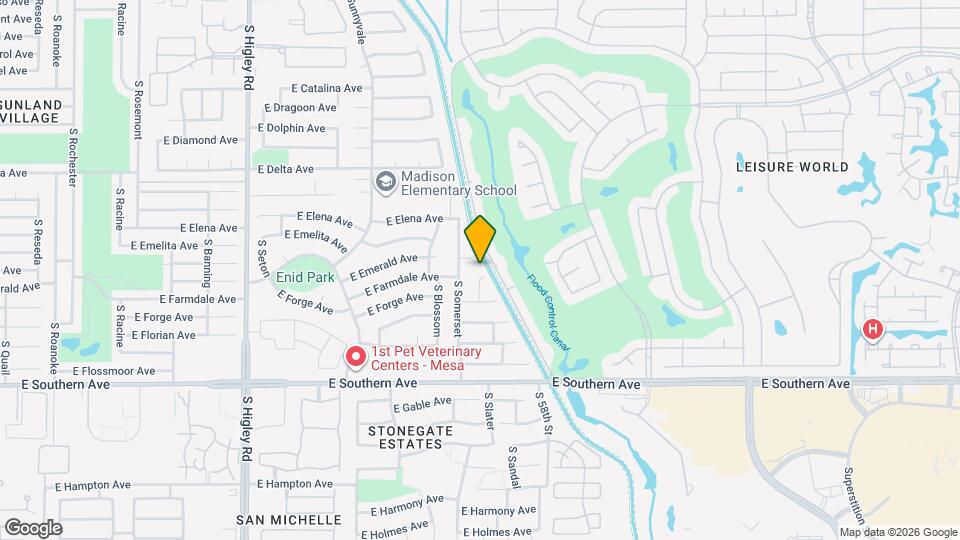 1006 S Slater Cir Map and Location Details