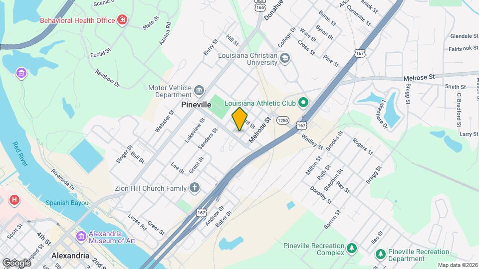 407 E Shamrock Ave Map and Location Details