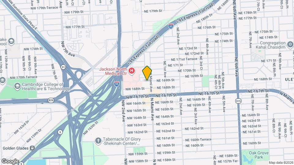14 NW 169th St Mapa y Detalles de la Ubicación