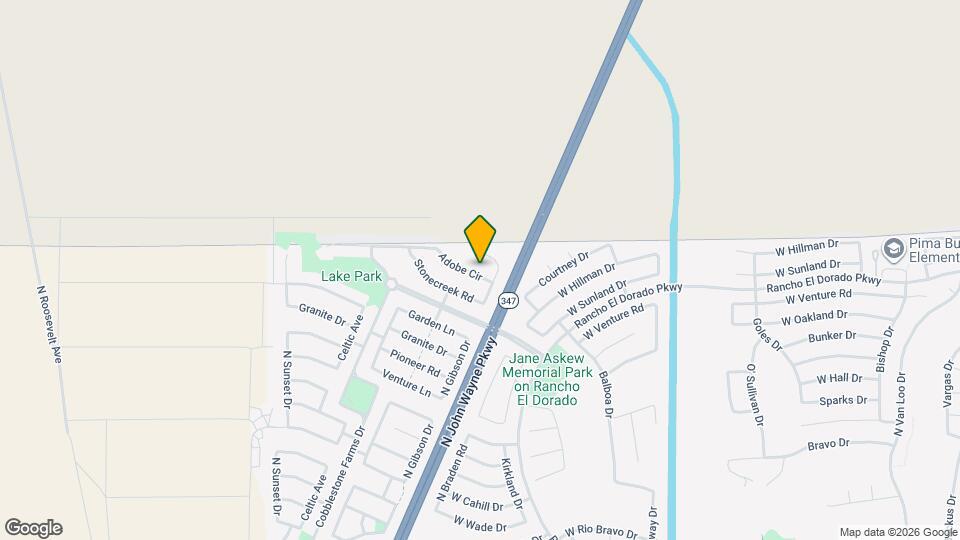 43914 Adobe Cir Mapa y Detalles de la Ubicación