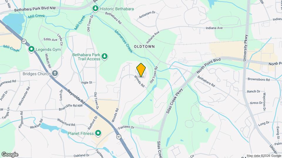 624 Bethabara Hills Ct Map and Location Details