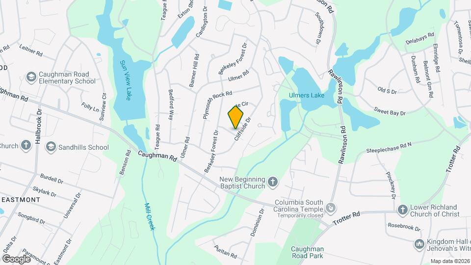 2701 Cliffside Dr, Unit Unit  3 Map and Location Details