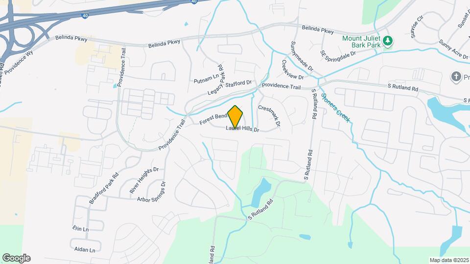 422 Laurel Hills Dr Mapa y Detalles de la Ubicación