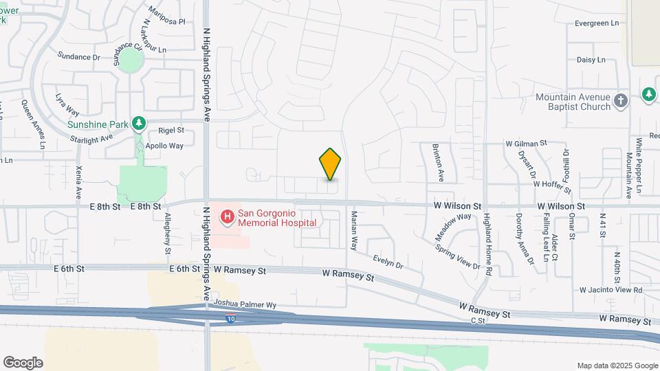 896 Tierra Dr Map and Location Details