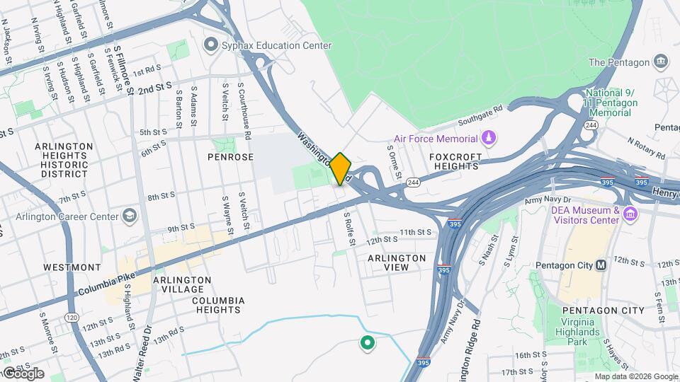 927 S Rolfe St Map and Location Details