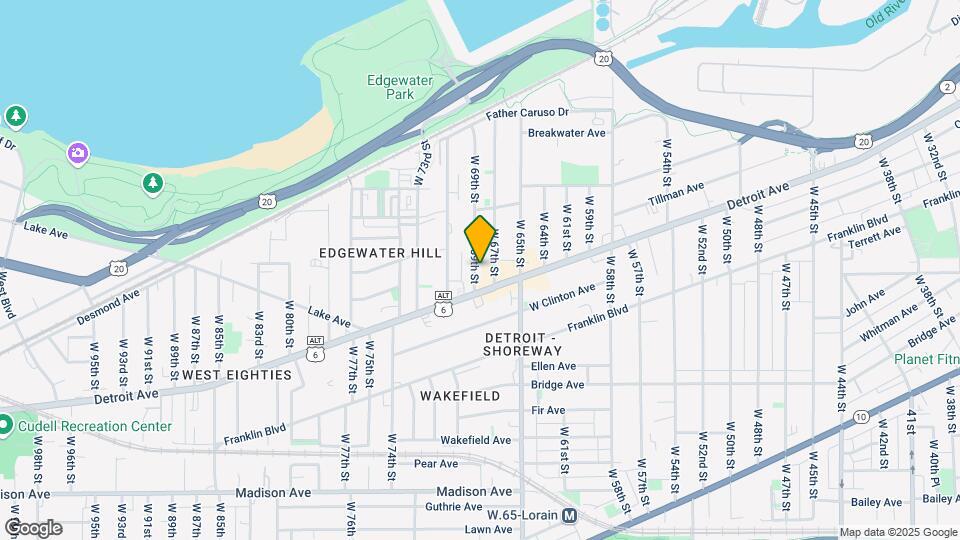 1371 W 69th St Map and Location Details