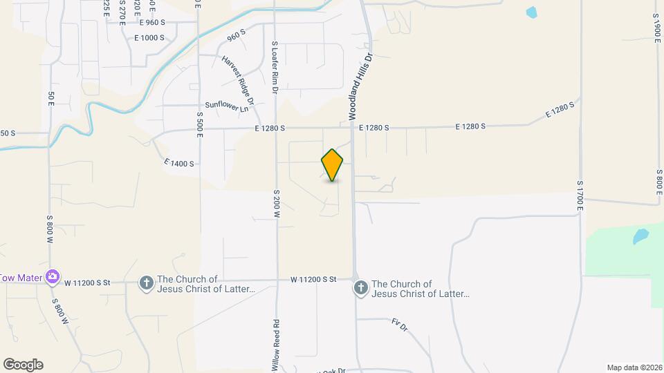 1464 S 920 E Map and Location Details